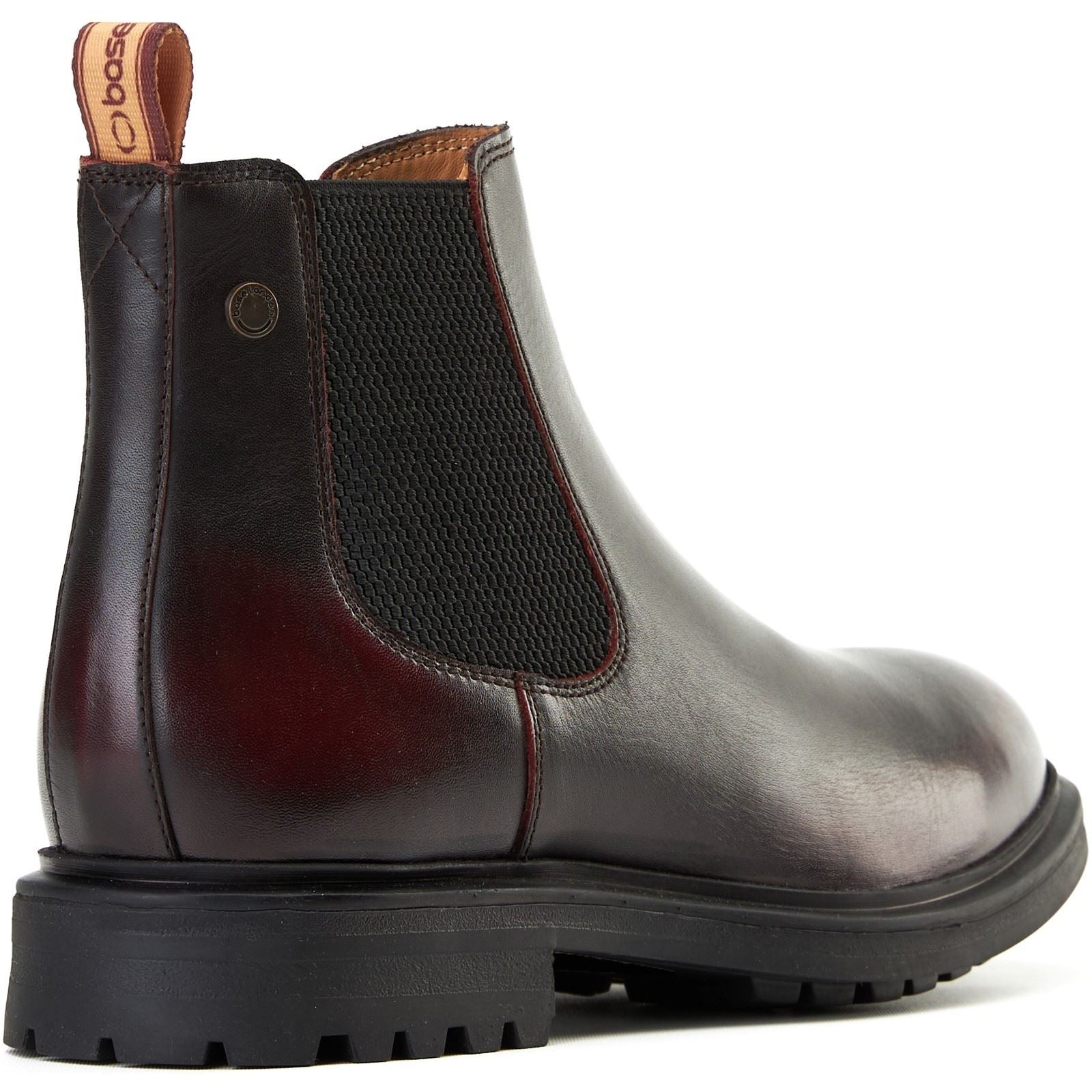 Base London Roebuck Leather Men's Bordo Boots