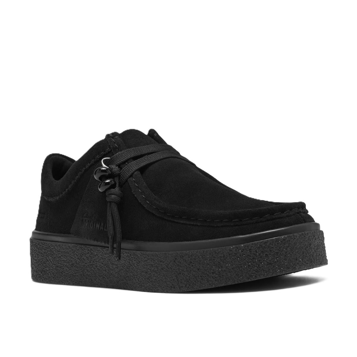 Clarks Originals Boxbee Walla Suede Women's Black Shoes