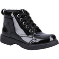 Hush Puppies Jolie Patent Leather Youth Girl's Black Boots