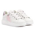 Karl Lagerfeld Kapri NFT Plexi Pendant Leather Women's White/Lilac Trainers