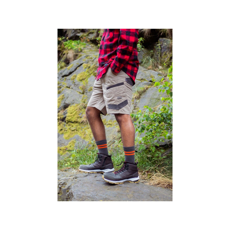 Hard Yakka Raptor Active Cotton Men's Tan Knee-Length Shorts