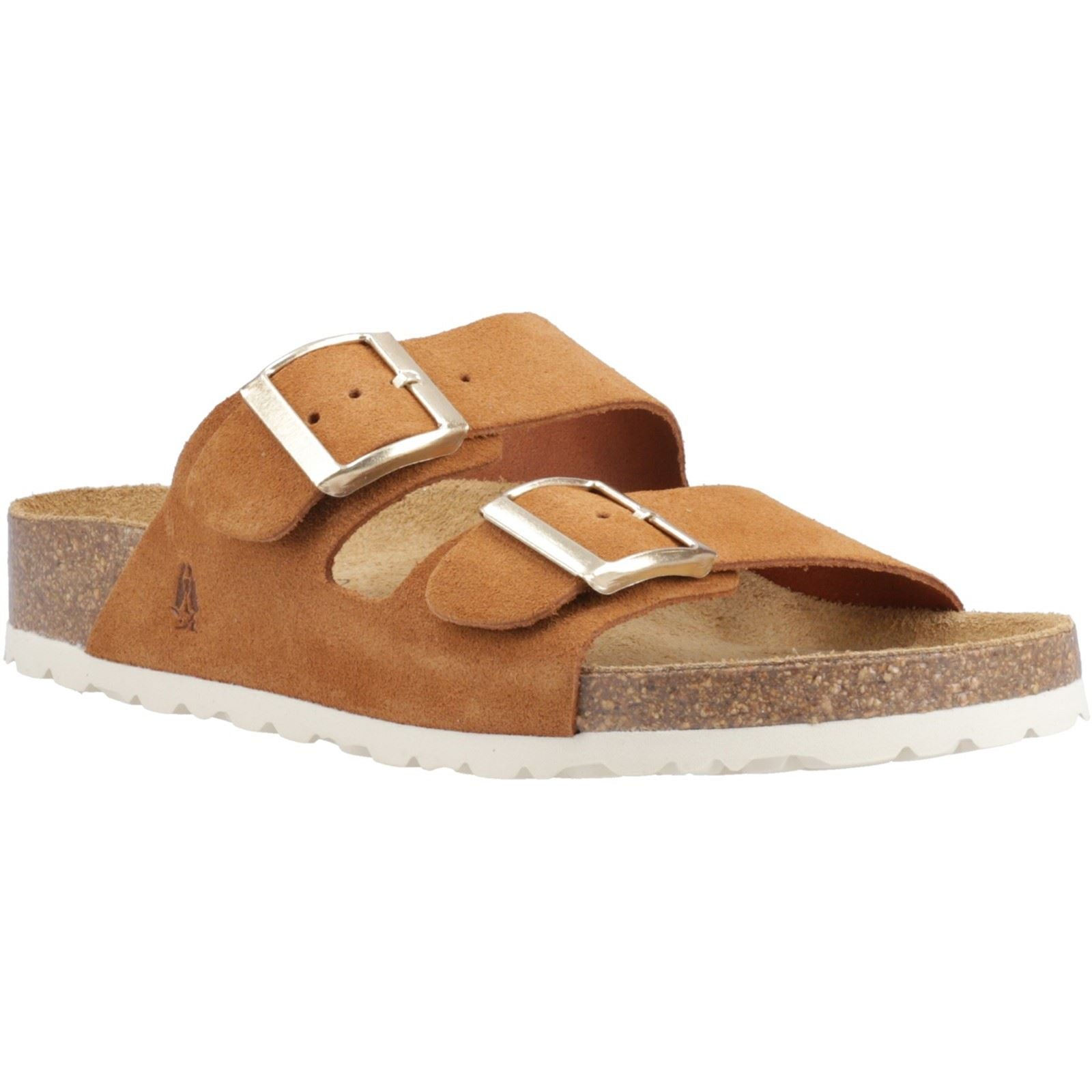 Hush Puppies Brixley Mule Suede Women's Tan Standard Sandals