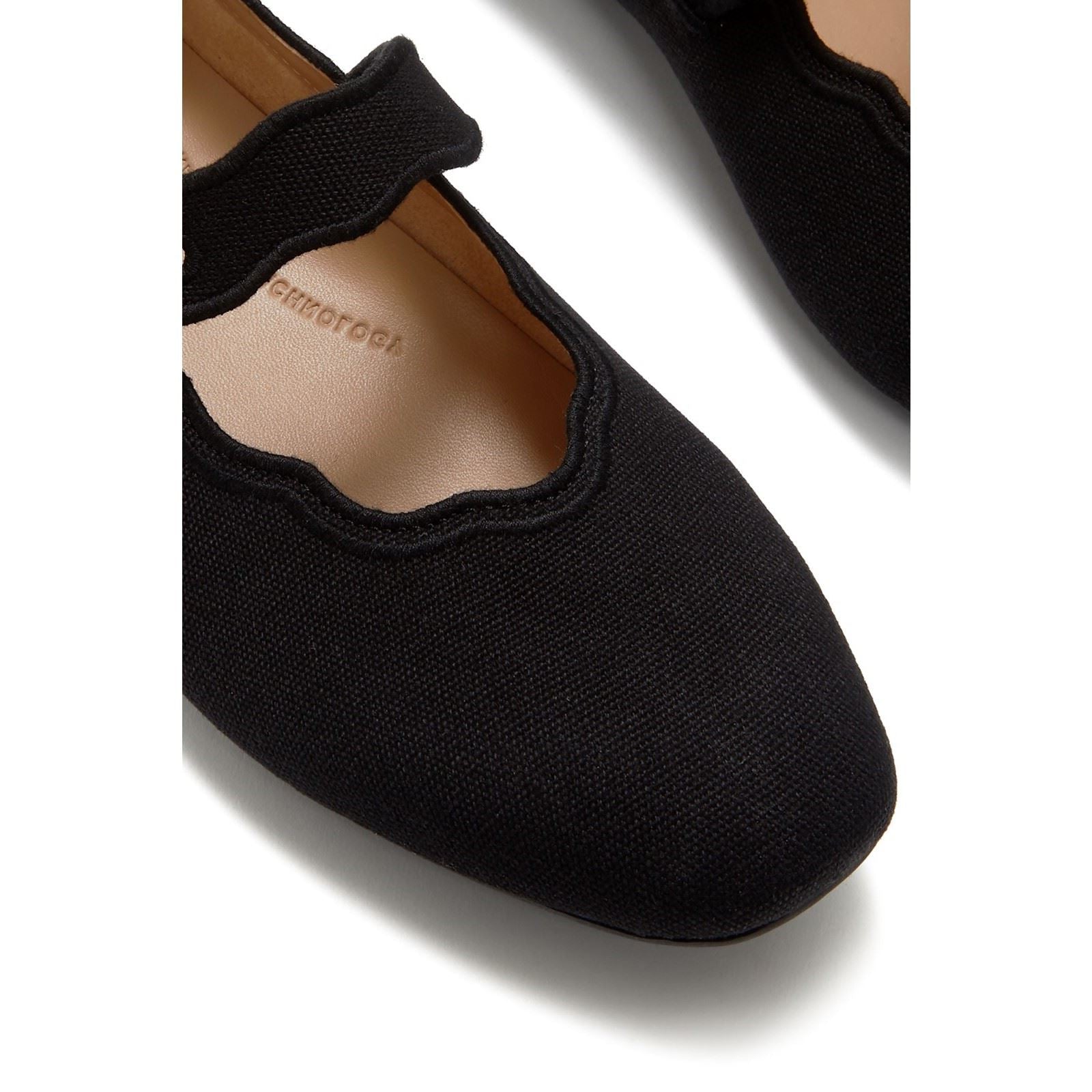 Fitflop Delicato Wave-Edge Polyester Women's Black Shoes