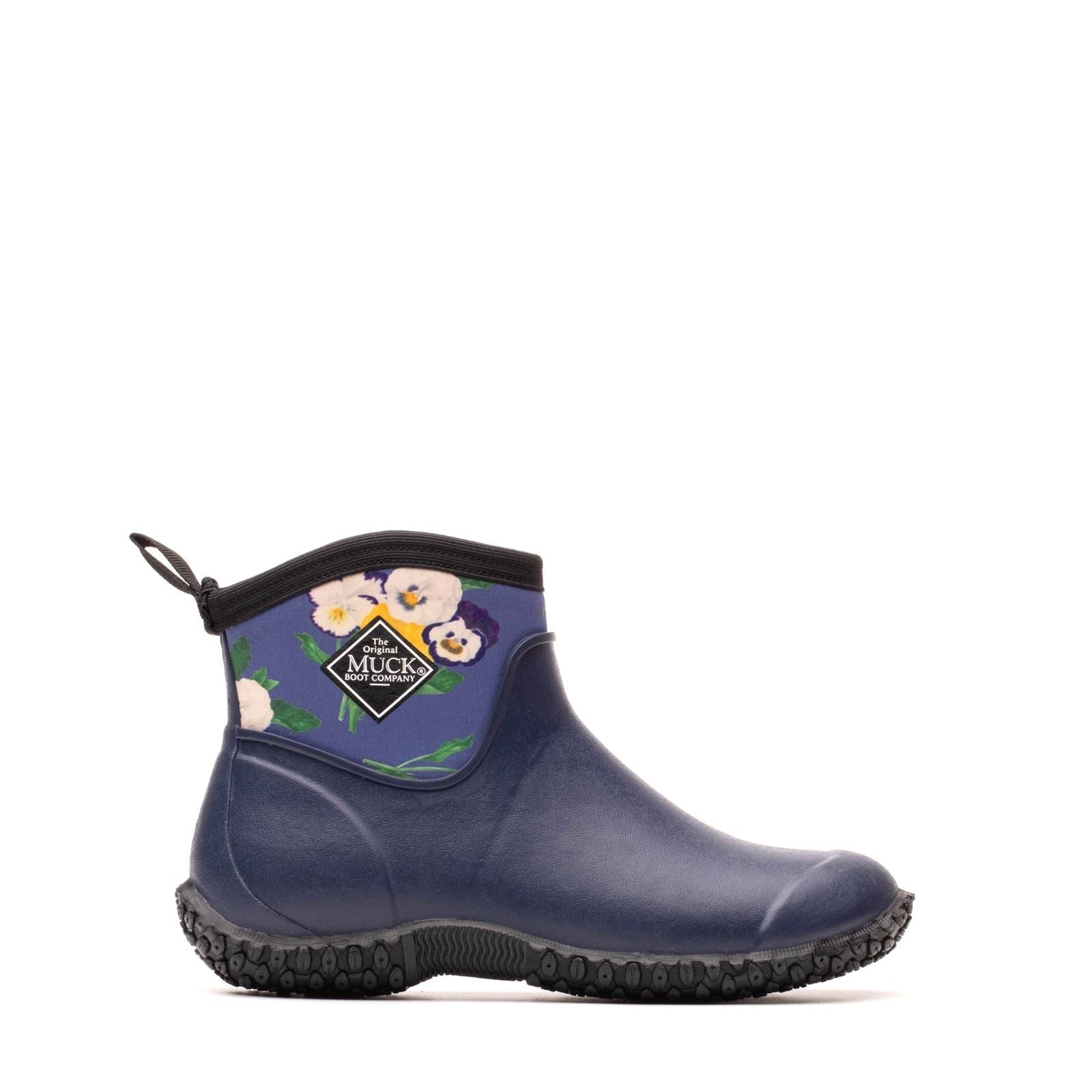 Muck Boots Muckster II Ankle Rubber Women's Navy Wellington Boots