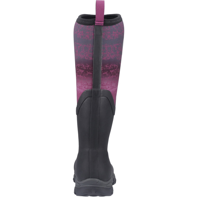 Muck Boots Arctic Sport II Tall Rubber Women's Black/Magenta Fade Winter Knee High Boots