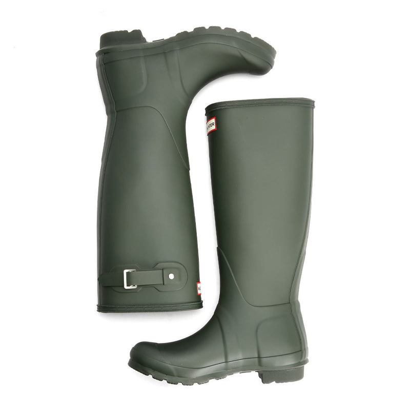 Hunter Original Tall Rubber Women's Dark Olive Wellington Boots