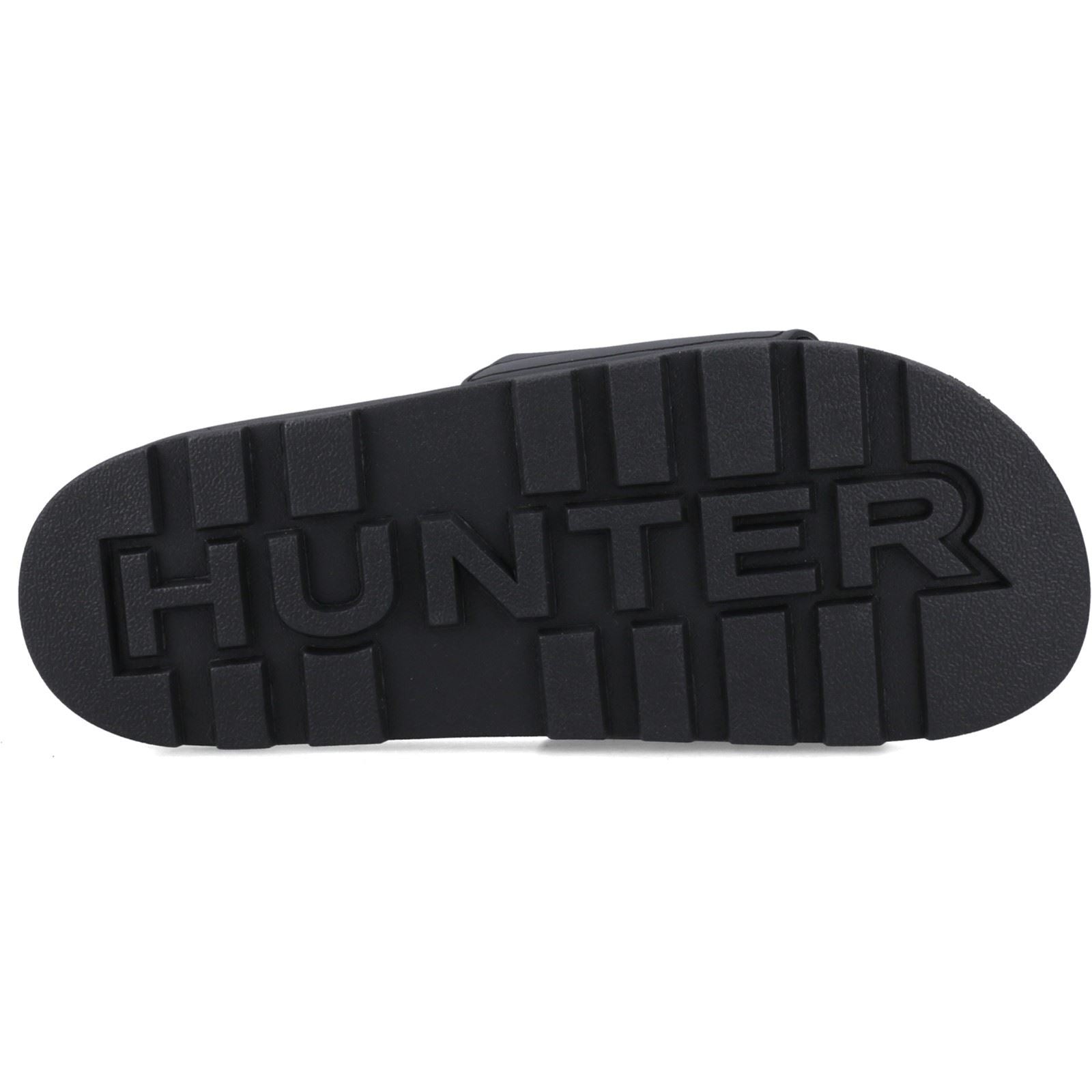 Hunter Core Embossed Slider Synthetic Black Slides