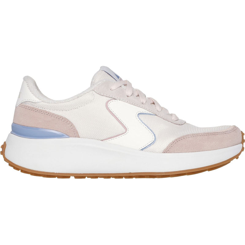 Skechers BLVD Retro Runner Leather Women's Light Pink/Purple Trainers