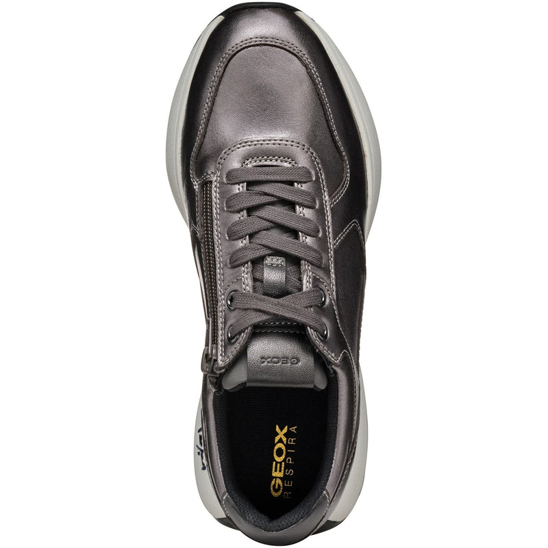 Geox D Amabel A Leather Women's Gun Trainers