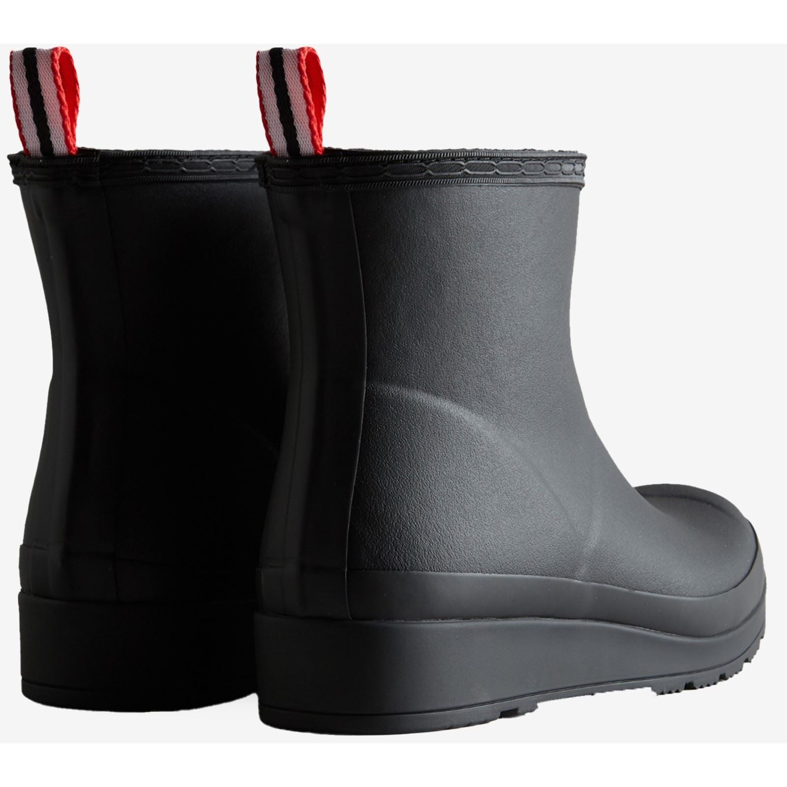 Hunter Play Short Rubber Women's Black Wellington Boots