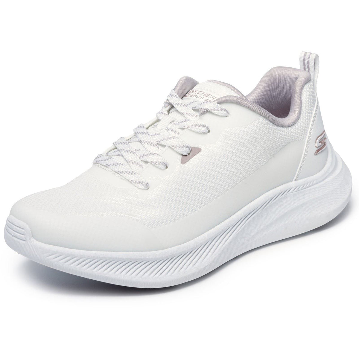Skechers BOBS Moda Flex Textile Women's White Trainers