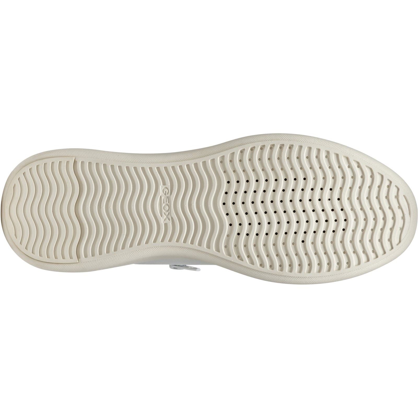Geox D SUNNETTY Synthetic Women's White/Silver Trainers