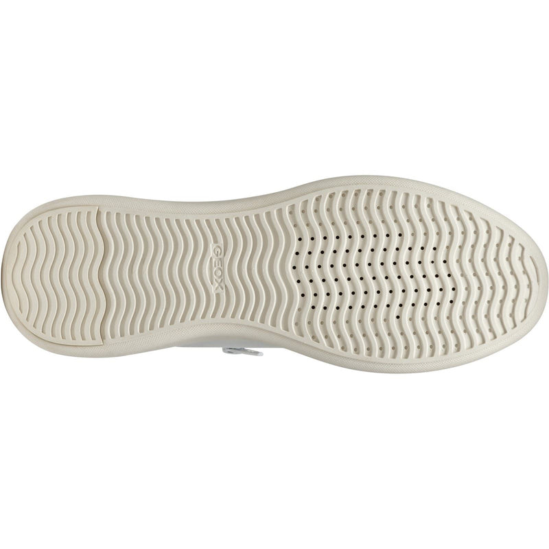 Geox D SUNNETTY Synthetic Women's White/Silver Trainers