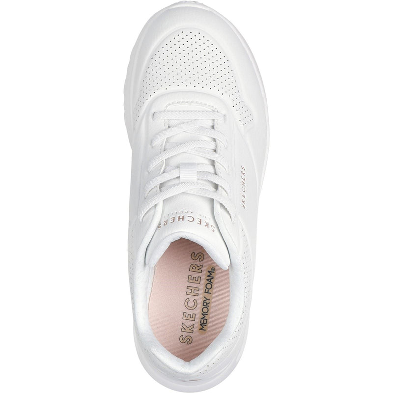Skechers Uno Lite Work Synthetic Women's White Trainers