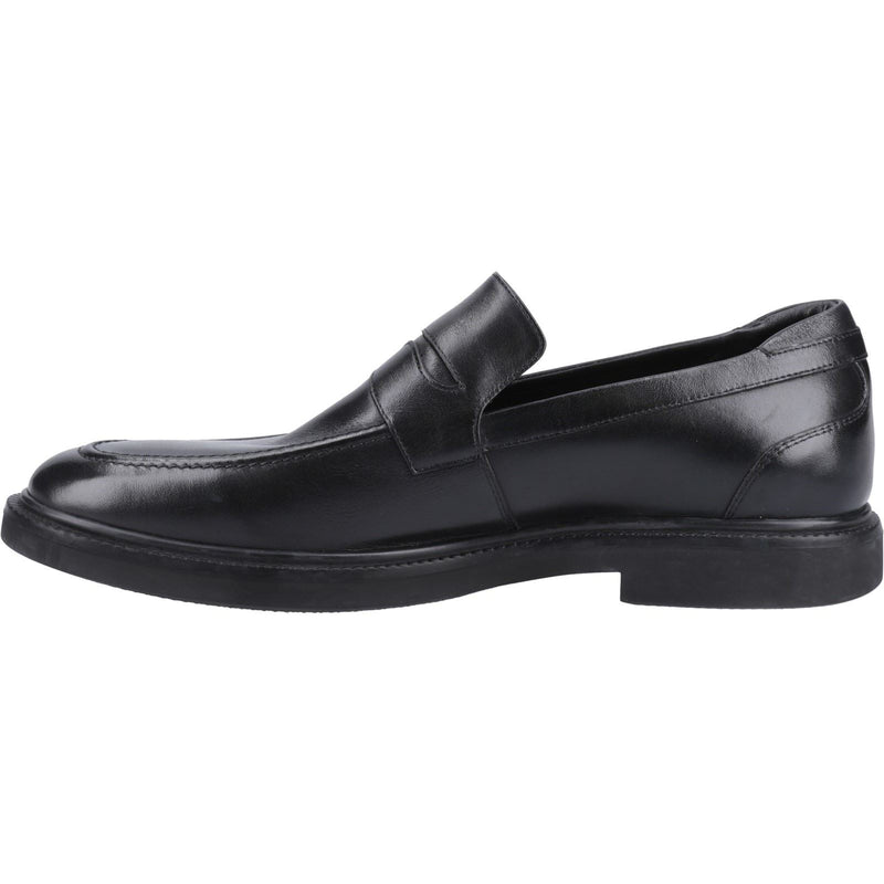 Hush Puppies Knox Leather Men's Black Loafers