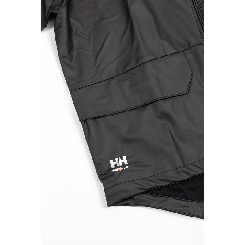 Helly Hansen Workwear Voss Black Rain Jacket