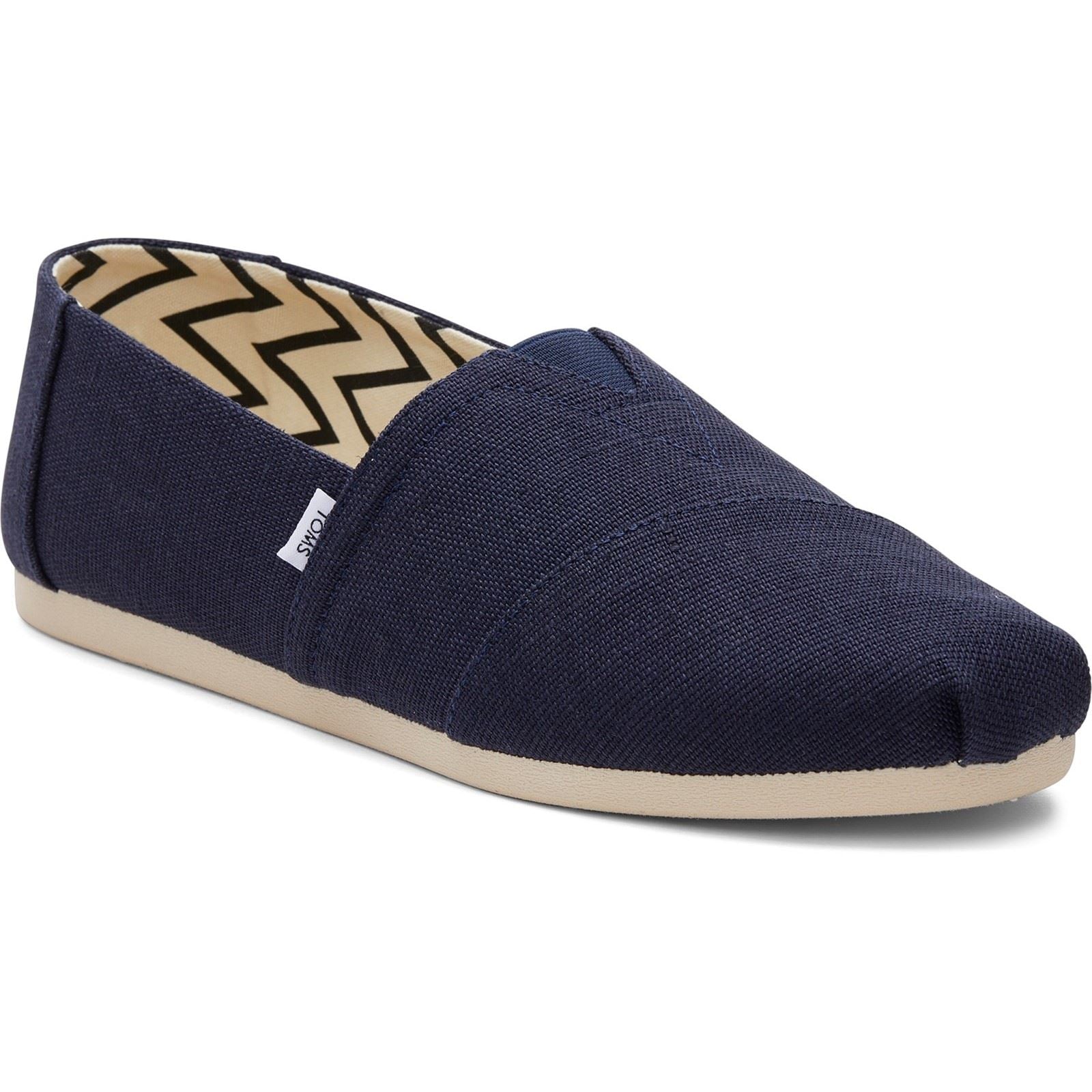 TOMS Alpargata Classic Cotton Men's Navy Espadrilles