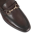 Dune Seymore Leather Men's Brown Slip-On Shoes
