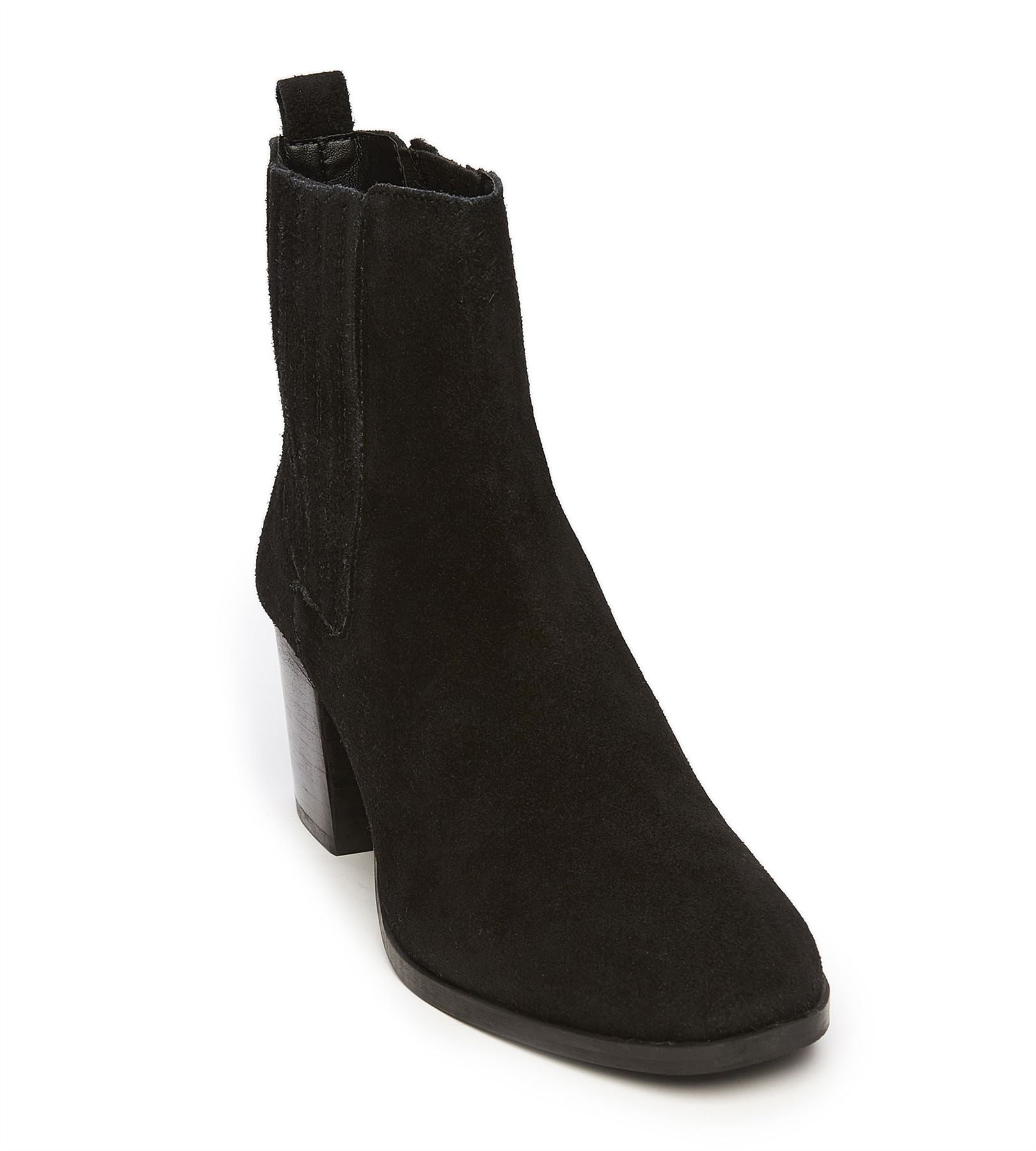 Osprey London The Naples Suede Women's Black Boots