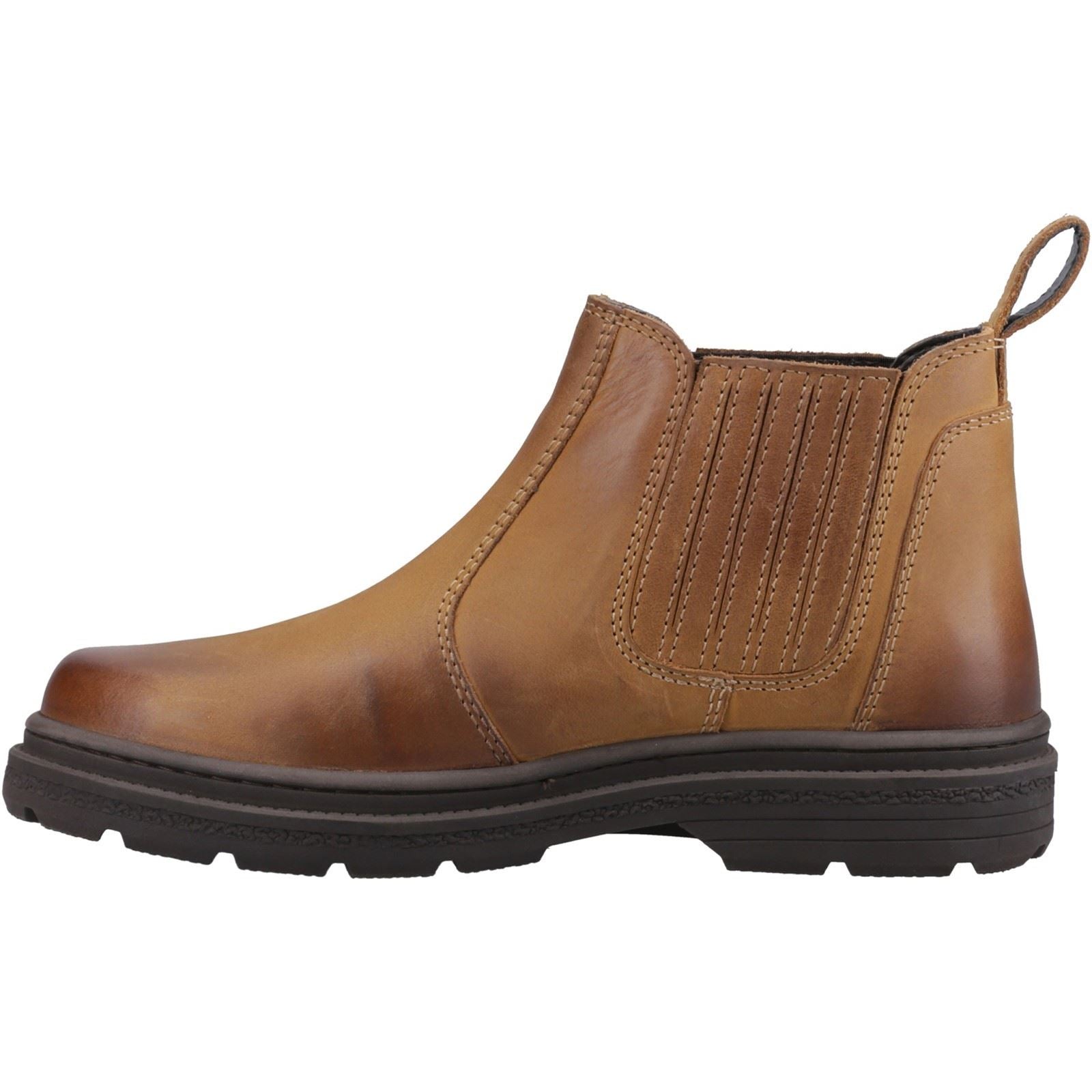 Cotswold Bisley Leather Men's Tan Ankle Boots