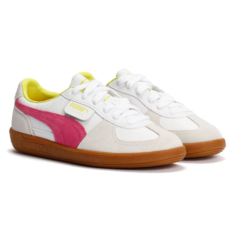 Puma Palermo Leather Women's White/Pink Trainers