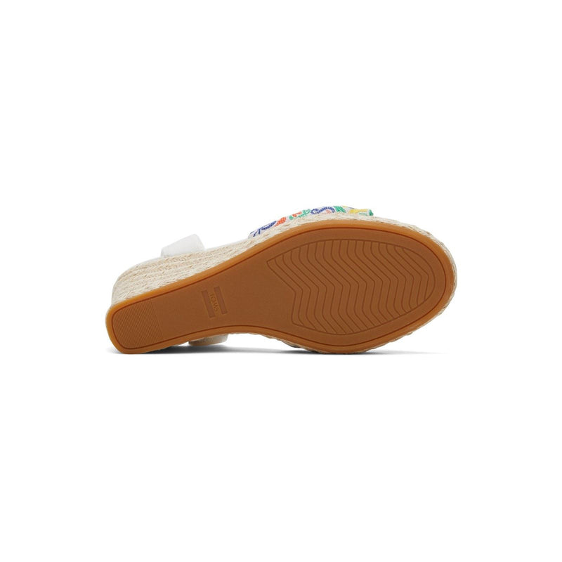 TOMS Marisela Synthetic Women's White Wedges
