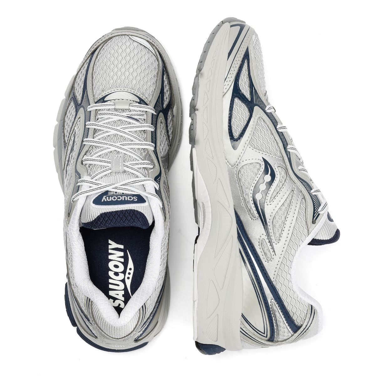 Saucony ProGrid Guide 7 Oyster Navy Trainers