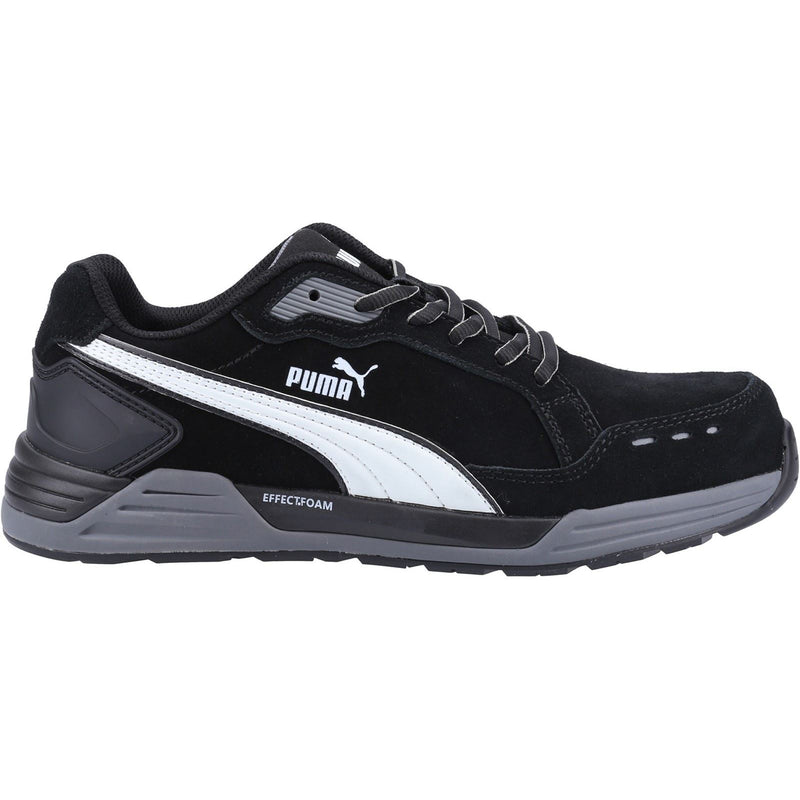 Puma Safety Airtwist Low S3 Suede Black Safety Trainers