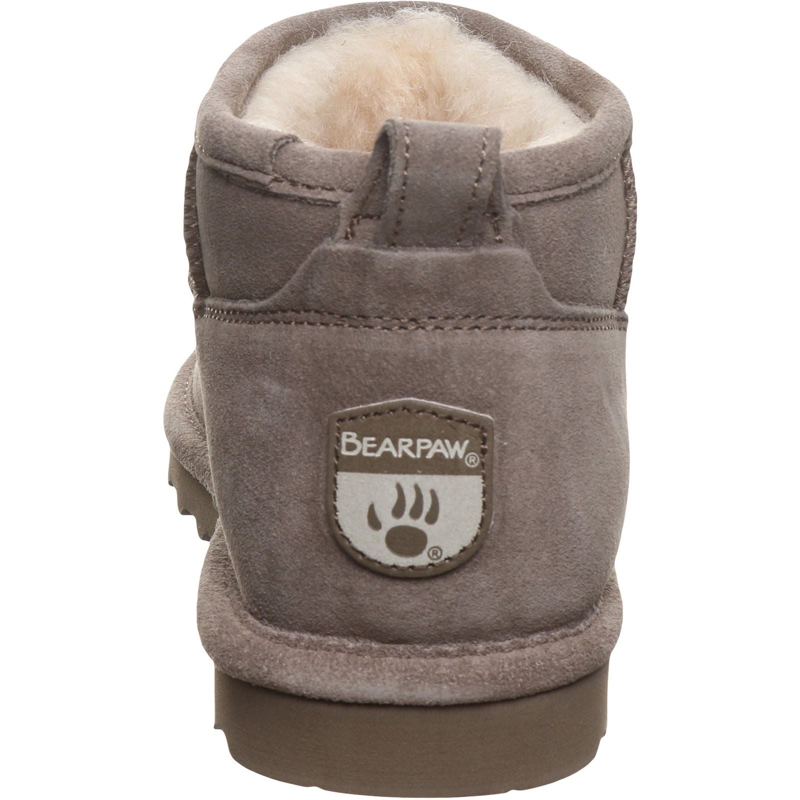 Bearpaw Shorty Suede Women's Morel Winter Ankle Boots