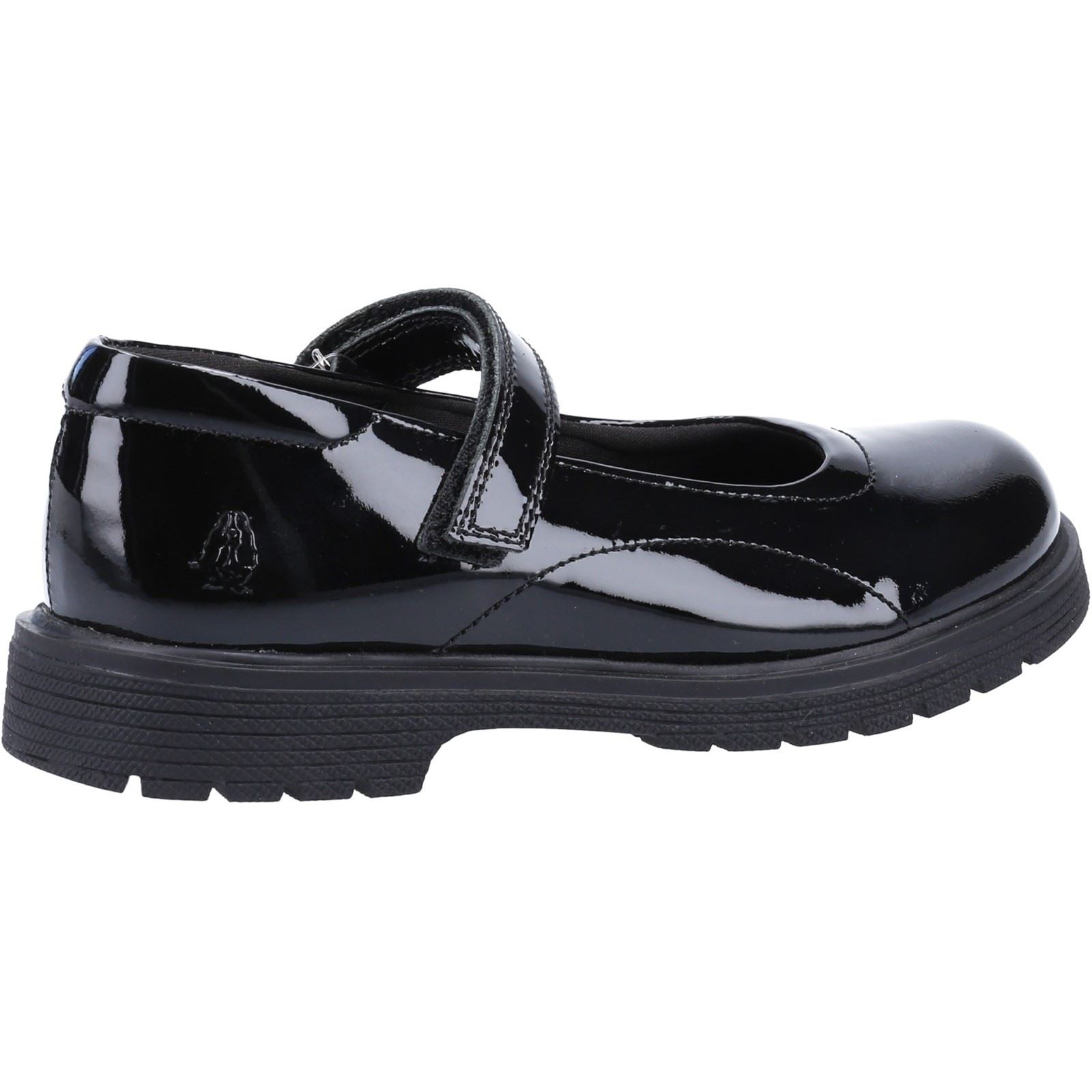 Hush Puppies Tally Patent Leather Youth Girl's Black Shoes