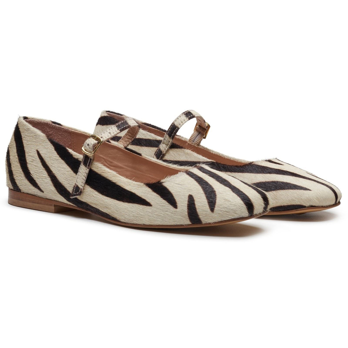 Hush Puppies Pasha Leather Women's Zebra Shoes