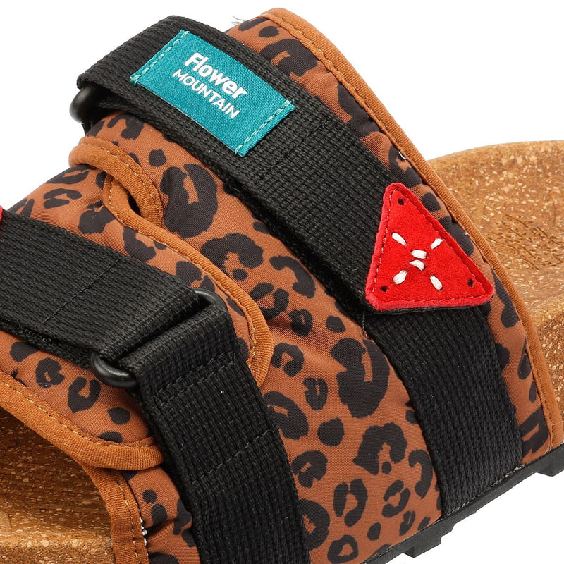 Flower Mountain Niwa Nylon Leopard Slides