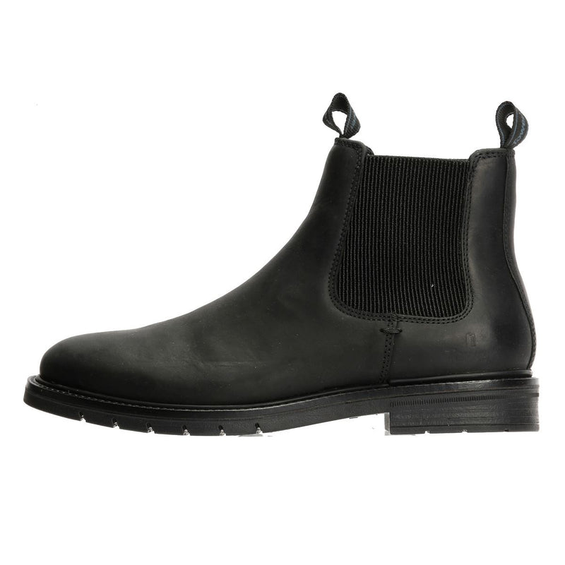Tower London Harbour Leather Men's Black Chelsea Boots