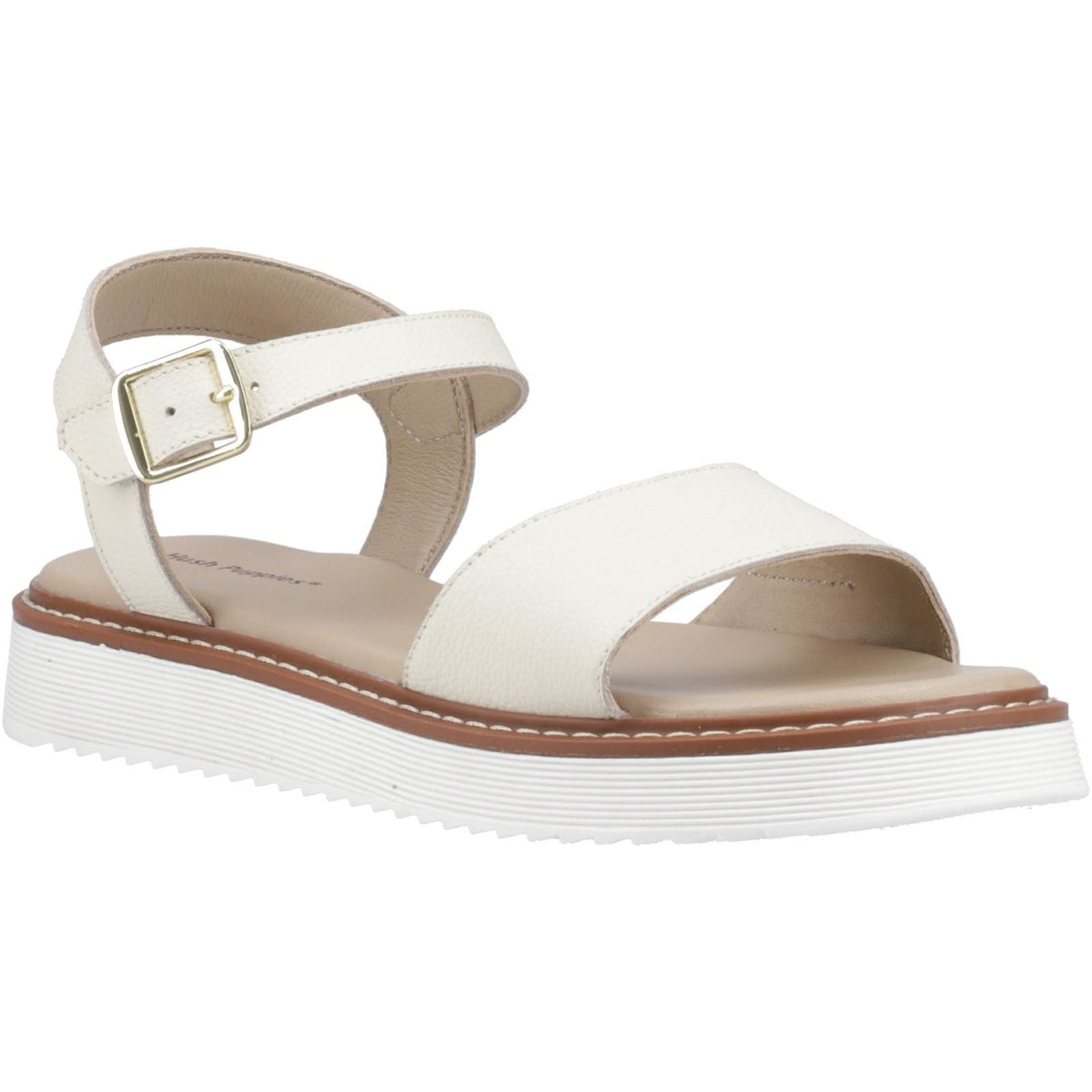 Hush Puppies Cassie Nubuck Women's Cream Sandals