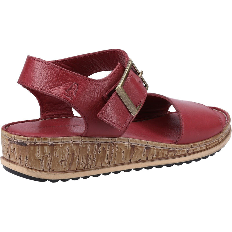 Hush Puppies Ellie Leather Women's Bordeaux Sandals