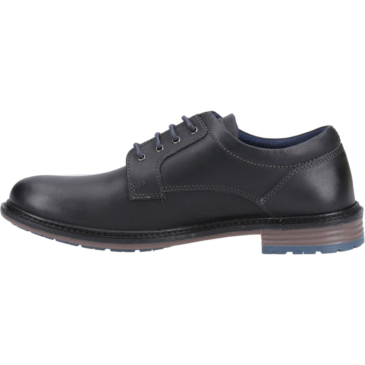 Hush Puppies Julian Leather Men's Black Lace-Up Shoes