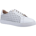 Dune Ease Leather Women's White Trainers