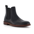 Dune Characteristic Leather Men's Black Boots