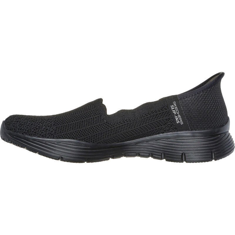Skechers Seager Believe It Textile Women's Black Trainers