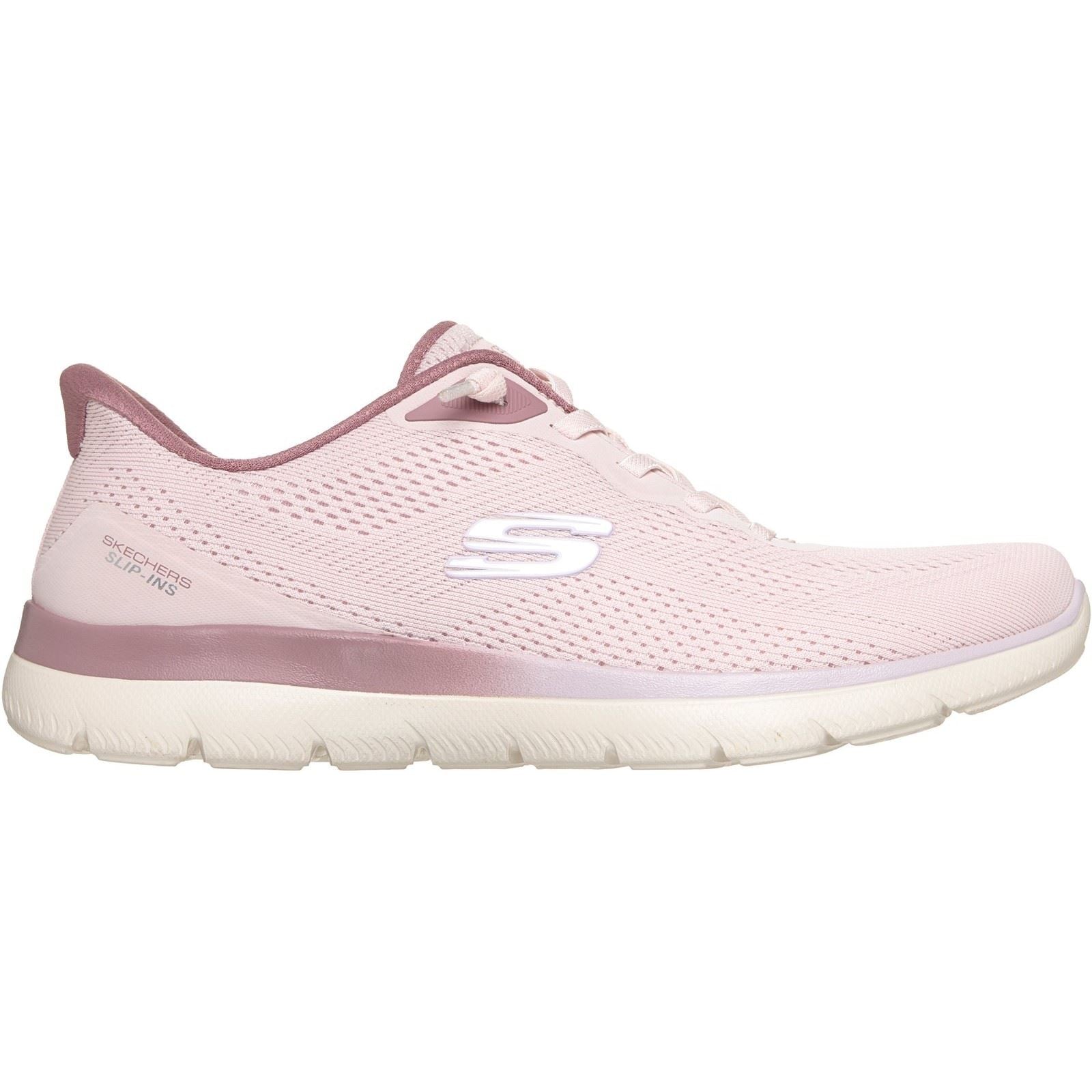 Skechers Summits Sweet Skies Women's Mauve Mesh/Pink Trim Trainers