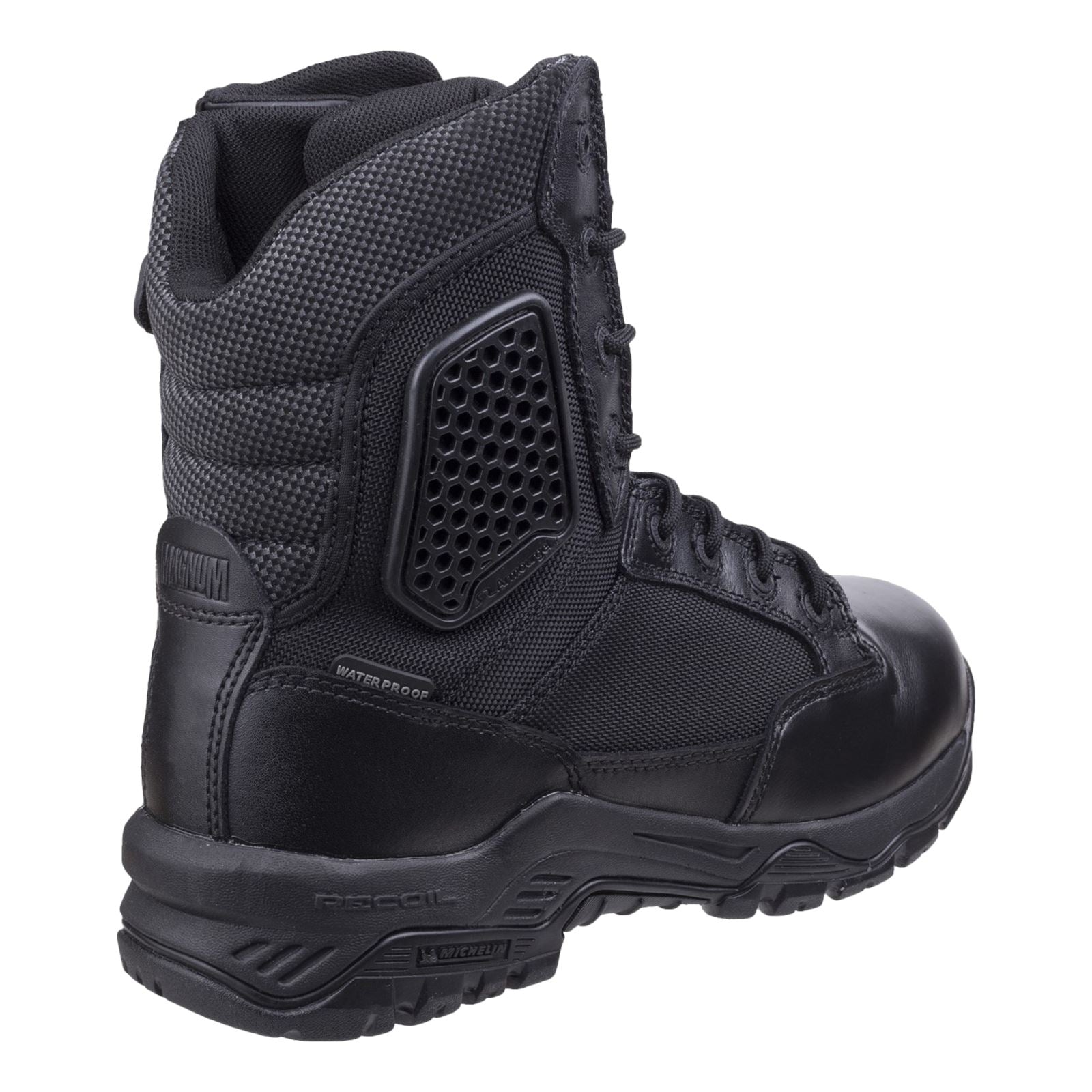 Magnum Strike Force 8.0 WP Side-Zip Leather Black Safety Boots