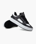 Cruyff Kickturn Leather Men's Mid Grey/White Trainers