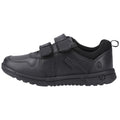 Hush Puppies Spencer Leather Junior Black Shoes