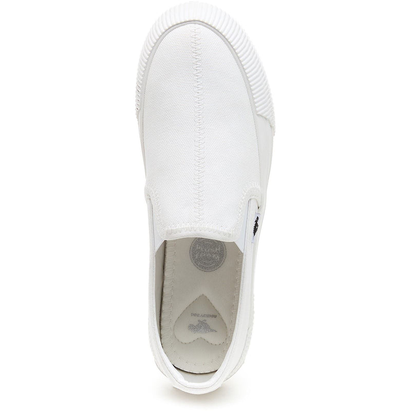 Rocket Dog Cheeryful 12A Canvas Women's White Trainers
