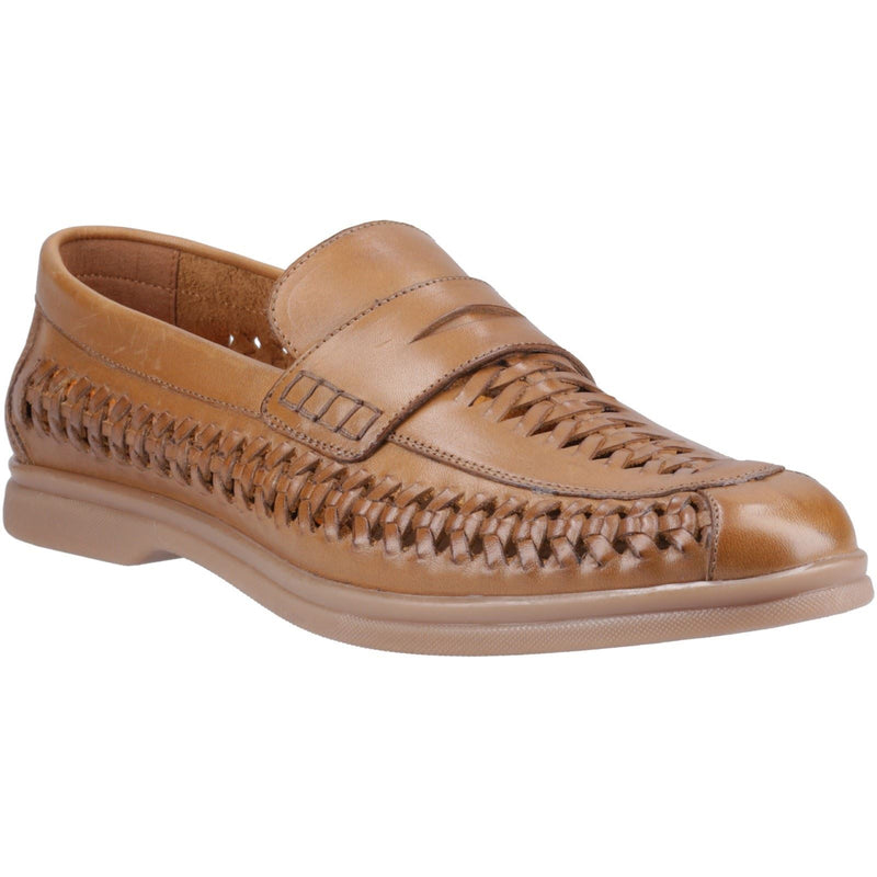 Hush Puppies Bowie Leather Men's Tan Loafers