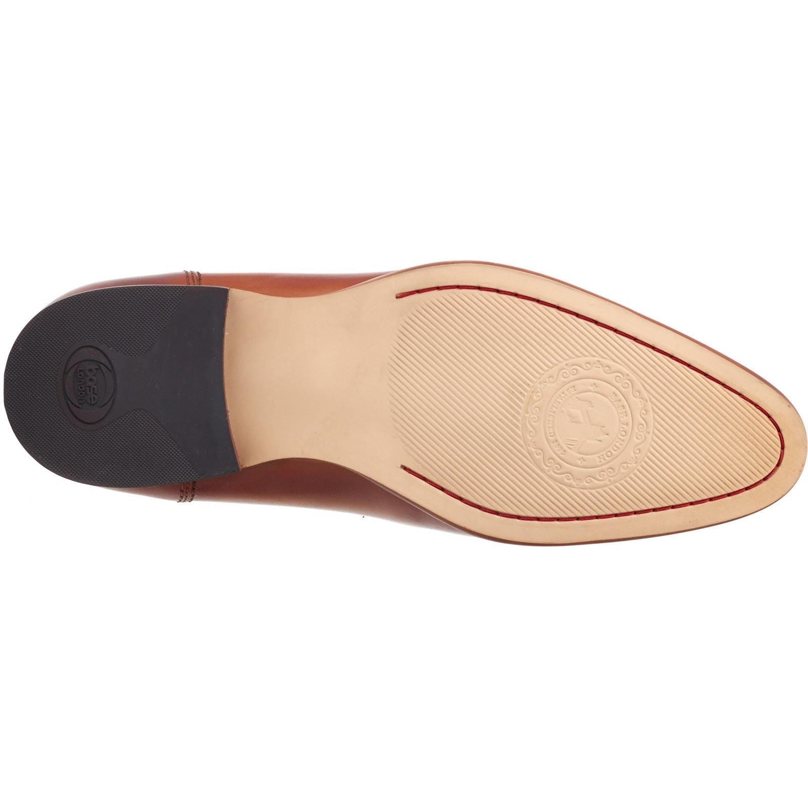 Base London Russo Leather Men's Burnt Tan Loafers