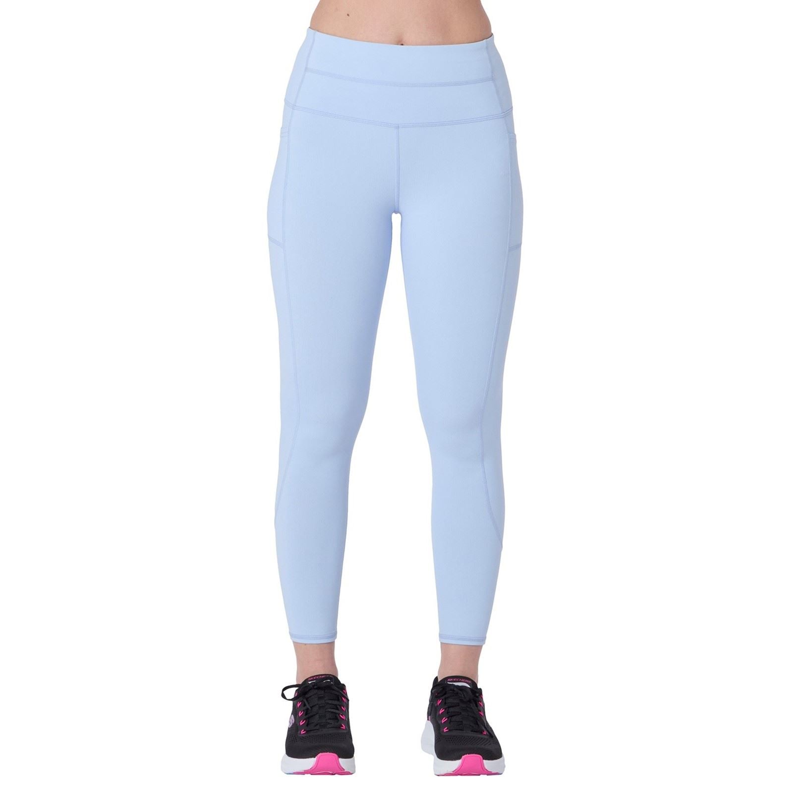 Skechers GOWALK Wear High-Waisted 7/8 Women's Silver Sports Leggings