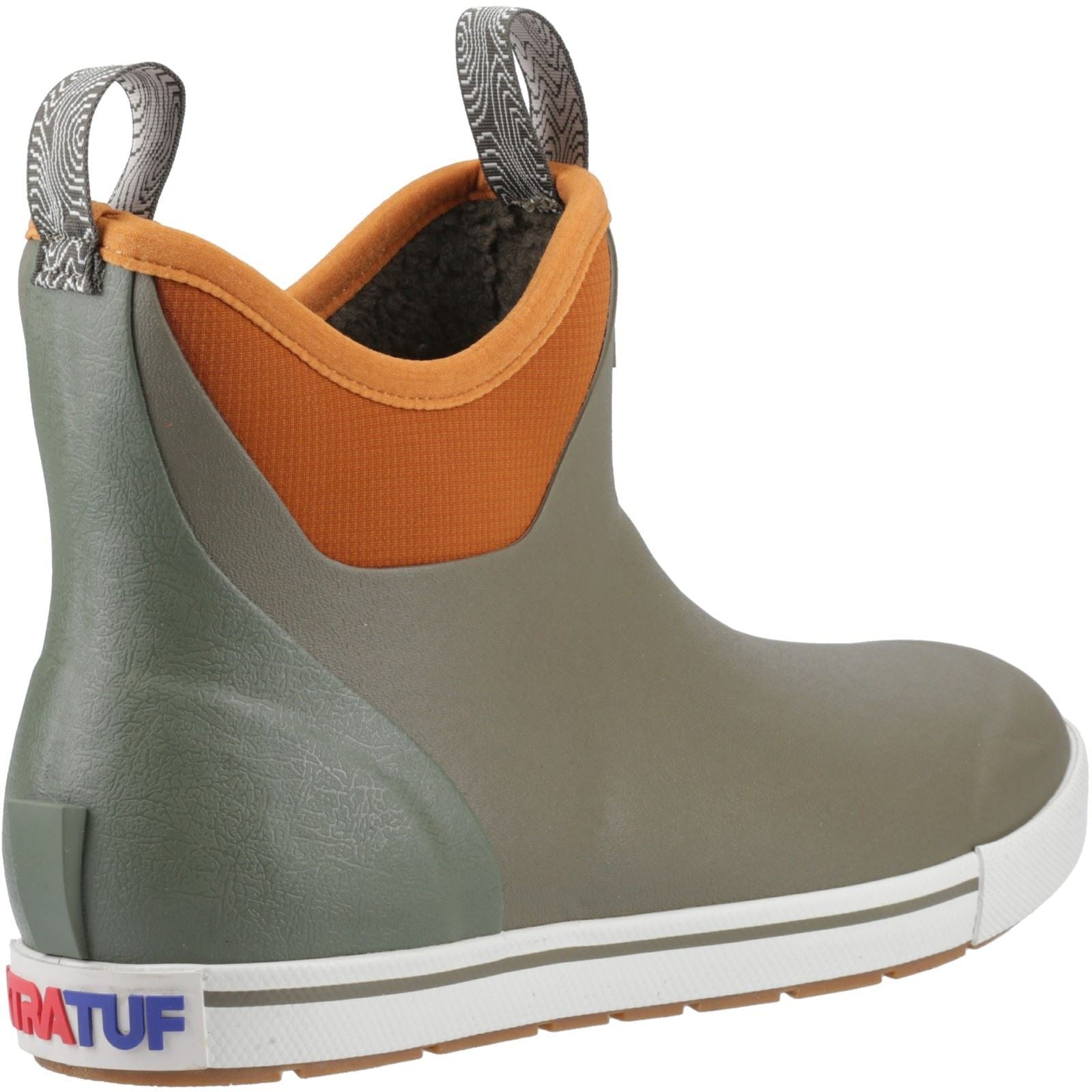 Xtratuf Ankle Deck Camp Boot Rubber Men's Olive Wellington Boots