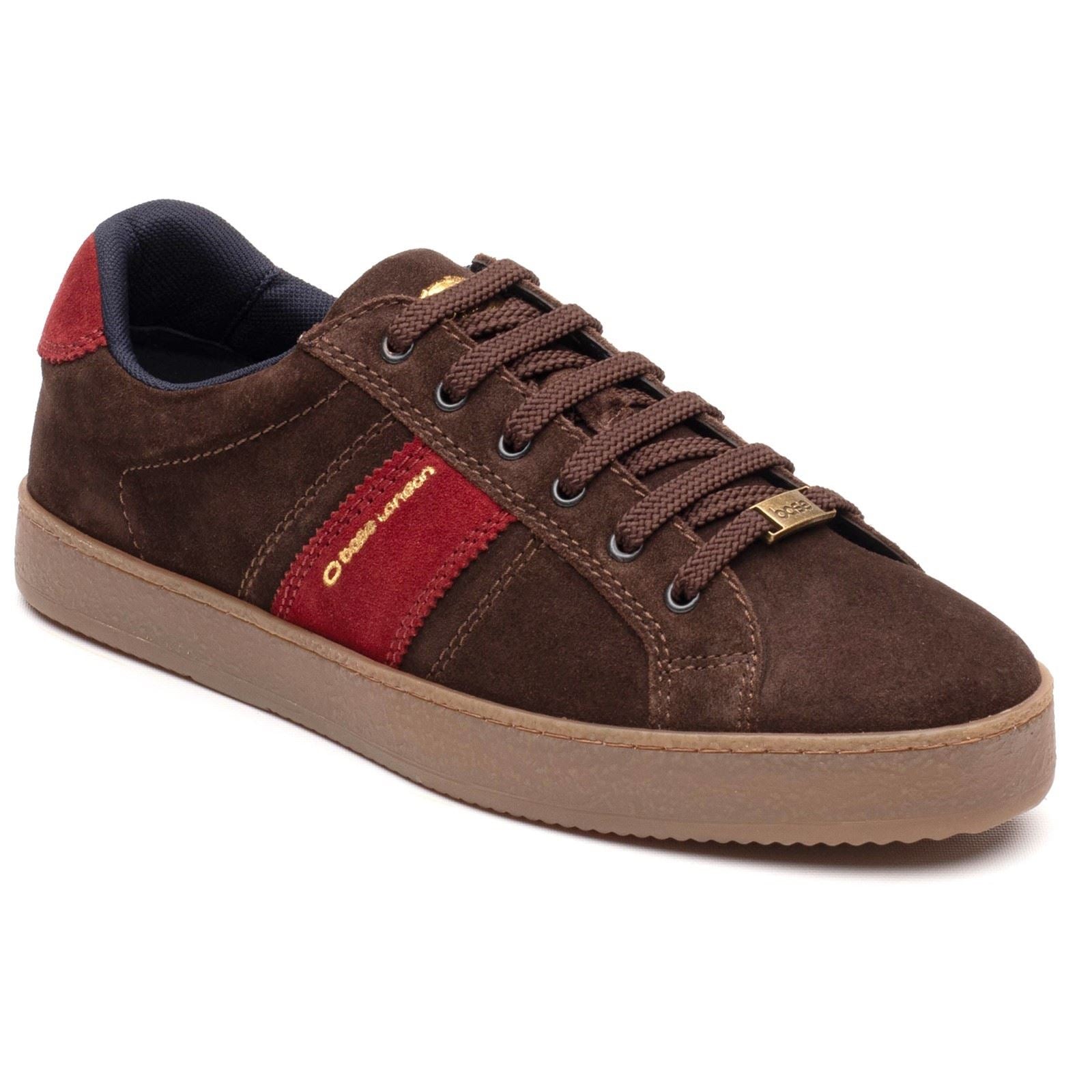 Base London Hopper Leather Men's Brown Trainers