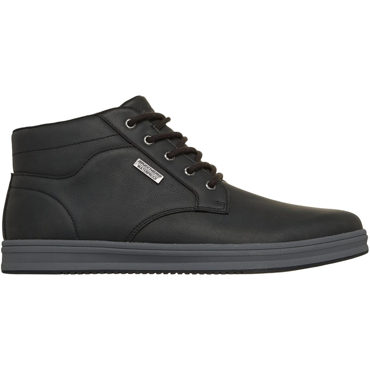 Skechers Palmiro Wallace Men's Black Ankle Boots